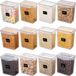 Boîte de conservation Lot de 12 pièces 1,6 L conteneur hermétique