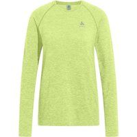 Odlo Essential Seamless Longsleeve Dames-Limoen, Maat XS