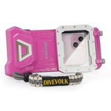 DIVEVOLK SeaTouch 4 Max Plus Waterdichte hoes, 60 meter, voor iPhone 13/13 Pro/13 pro max/14/14 PRO/14 PRO MAX/15/15 PRO/15 PRO MAX/16/16 PRO/16 PRO MAX