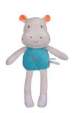GIPSY Toys HIPPOPOTAME broek serie "Bamboo" 24 cm S/kaart grijs en blauw 1e leeftijd