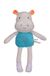 GIPSY Toys HIPPOPOTAME broek serie "Bamboo" 24 cm S/kaart grijs en blauw 1e leeftijd