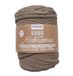 GLOREX 5 1006 13 - Macramé koord geweven lichtbruin, 500 g met 5 mm dikte en 85 m lengte, superzacht textielgaren voor haken, breien, knopen en textielontwerp