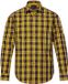 JP 1880 Heren Ruitenshirt Lange Mouwen Kentkraag Modern-Fit Currygeel Maat 3XL