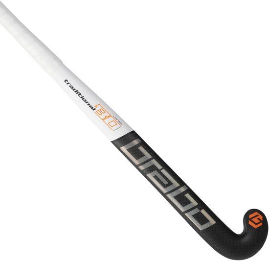 Brabo Traditional Carbon 80 LB Bk/Or Senior Hockeystick