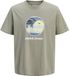 JACK&JONES JJPERRY TEE SS CREW NECK Heren T-shirt Katoen XS Vetiver