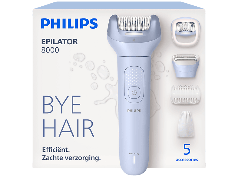 Philips Epilator Series 8000 - Bre709/00 Blauw
