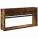 vidaXL - Bibliothèque - Fumé - Chêne - 60 x 12 x 30 cm - Bois traité