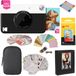 KODAK Printomatic Instant Camera (zwart) geschenkbundel + Zink Papier (20 vellen) + Deluxe Case + 7 leuke stickersets + Twin Tip Markers + fotoalbum + hangende lijsten.