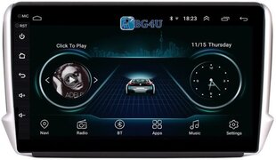 BG4U Navigatie radio Peugeot 2008 2015-2018, Android 8.1, 10 inch scherm, Canbus, GPS, Wifi, Mirror link, OBD2, Bluetooth, 3G/4G Merk