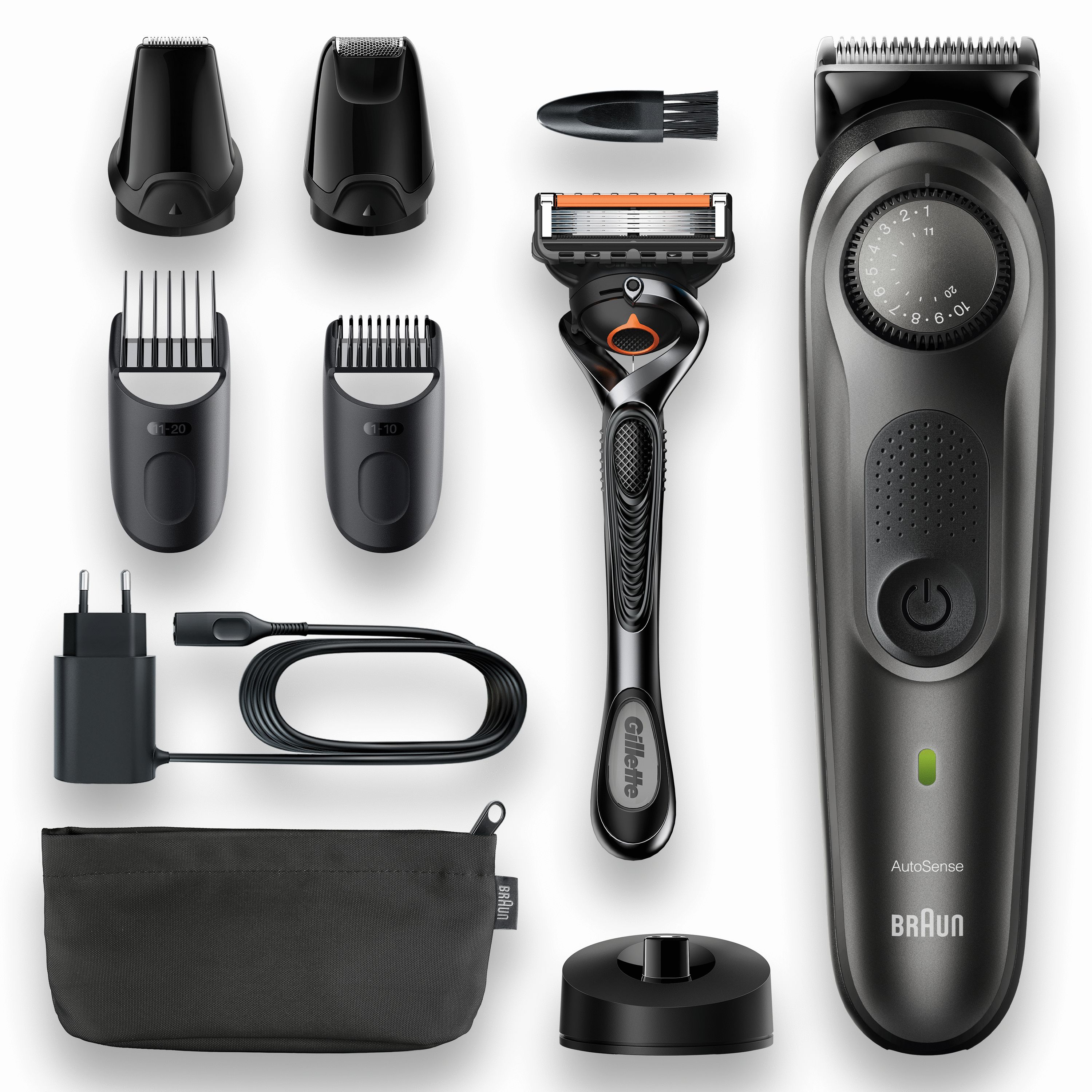 Braun BeardTrimmer 7 BT7340 - Baardtrimmer - Zwart
