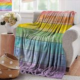 Xaviera Doherty Babydeken, houten planken, rustieke stijl, alle seizoenen, antistatisch, voor reizen, kamperen, 127 x 152,4 cm