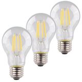 Müller-Licht 400290 LED-lamp Energielabel E (A - G) E27 Peer 4 W = 40 W Warmwit Filament / Retro-LED 3 stuk(s)