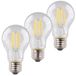 Müller-Licht 400290 LED-lamp Energielabel E (A - G) E27 Peer 4 W = 40 W Warmwit Filament / Retro-LED 3 stuk(s)