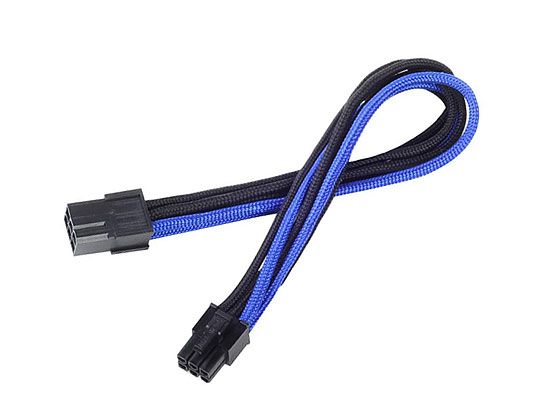 Silverstone PP07-IDE6BA - IDE Kabel - 0.25 m - Zwart, Blauw