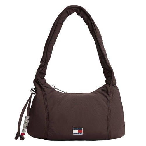 Tommy Jeans TJW Casual schoudertas donkerbruin