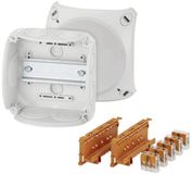 Hensel 62000419 Aftakdoos Met schroefklemmen, Halogeenvrij (l x b) 130 mm x 130 mm 1 stuk(s)