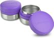 LunchBots Rounds Dipbakjes (2 stuks) - 4oz / 115 ml - Paars