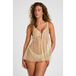 Hunkemöller Negligé 'Flora' pasteelgeel