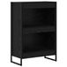 vidaXL Bibliothèque 60 x 30 x 86,5 cm bois de particules chêne noir