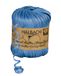 Halbach Seidenbänder Ringelband, breedte 4 mm, lengte 100 m, duurzaam cadeaulint om te ringen en in te pakken van geschenken, van 100% katoen, kleur: blauw