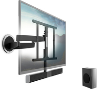 Vogel's MotionSoundMount (NEXT 8375) - Elektrische TV Beugel met Geïntegreerd Geluid - Zwart