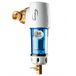 iSpring WSP50GR Herbruikbaar Spin Down Sediment Waterfilter, 50 Micron met ingebouwde huisschraper, 360° draaibare kop, manometer, Blauw