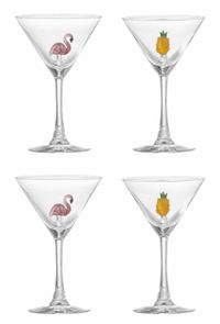 Bloomingville Misa Verre à cocktail 4 pièces 0,17 ml Verre Transparent