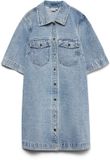 Vero Moda VMFENJA Korte Denim Jurk Light Blue Denim L
