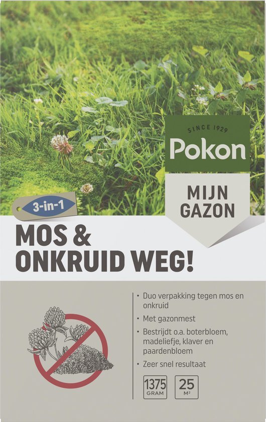 Pokon Mos Onkruid Weg voor 25 m 2