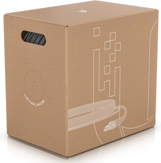 Ubiquiti UniFi UTP kabel 305M CAT6 CMR Zwart