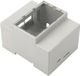 Joy-it RB-CaseP4+07 SBC-behuizing Geschikt voor serie: Raspberry Pi® Voor DIN-railmontage Grijs