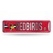 Rico Industries NCAA Illinois State Redbirds metalen straatnaambord 4" x 15"