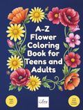 A-Z Flower Coloring Book