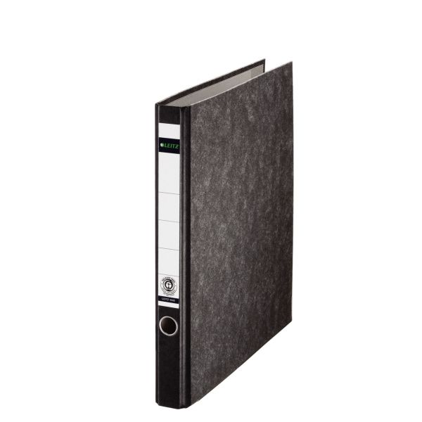 Leitz Standard ring binders without slits - zwart