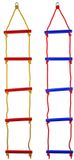 Lobbes Jono Toys Touwladder 180cm Multi kleuren