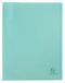 Exacompta - Ref. 88373E - 1 chemise souple en polypropylène Chromaline Pastel - 30 pochettes transparentes lisses - 60 vues - couverture souple translucide - A4 - dimension 24 x 32 cm - vert pastel.