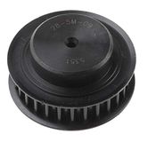 RS PRO Stalen tandriemschijf voor 9 mm riemen, 28 tanden/verdeling 5 mm, boring 6 mm