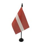 AZ FLAG Tafelvlag Letland 15x10 cm