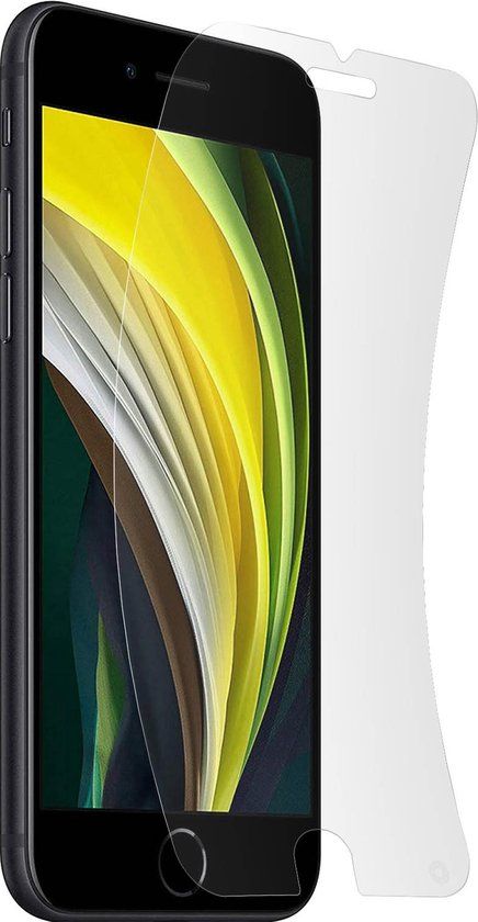 FORCE CASE Screenprotector voor iPhone SE 2020 - Tempered Glass, Transparant