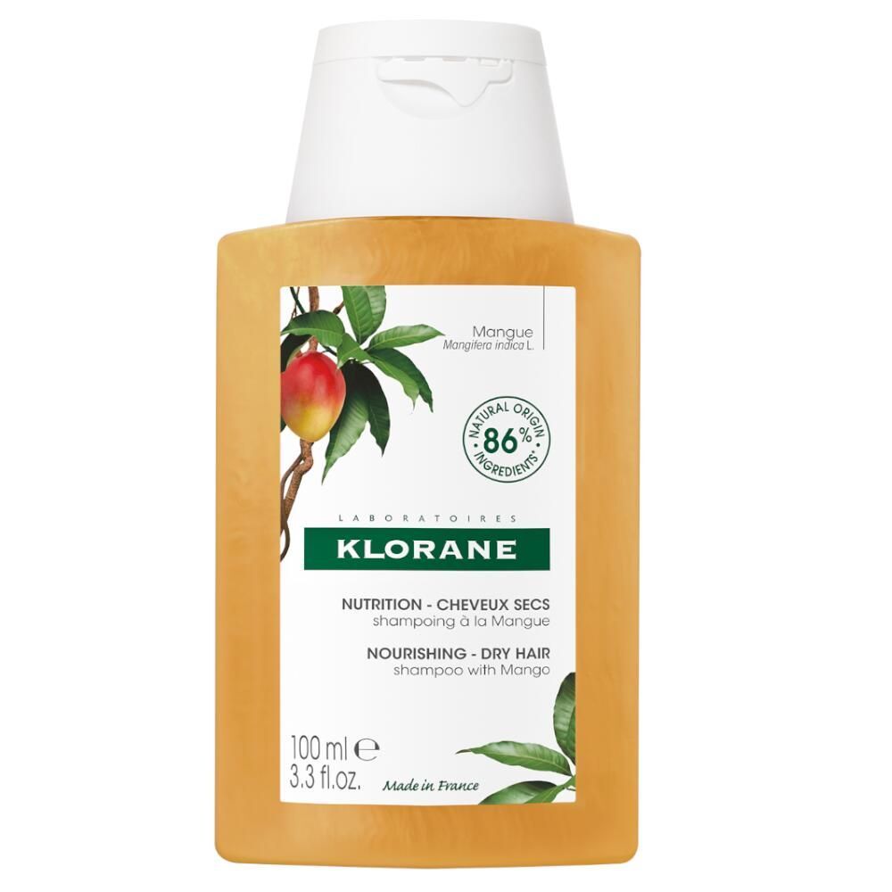Klorane Klorane Nourishing Shampoo with Mango Dry Hair Nieuwe Formule 100 ml
