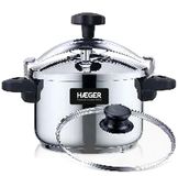 Haeger PC-4SS.018A Snelkookpan 4 l Roestvrijstaal
