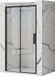 Rea Rapid Slide Black 100 - Porte de douche - 100 cm - Noir