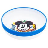 STOR Mickey Mouse Kinderschaal 902ml met Antislip Basis, BPA-vrij Herbruikbaar Plastic, Magnetronbestendig, Kinderkom voor Thuis en School