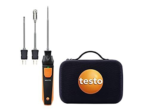 TESTO 915i kit - Thermometer met 3 x temperatuursondes (TC Type K)