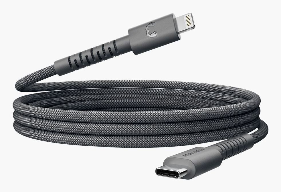 Fresh 'n Rebel FlexWave USB-C naar Lightning Kabel - 2m - Grijs