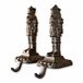LOBERON Set de 2 crochets Decize marron antique