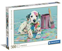 Clementoni Collection-The Funny Dalmatian-500 Puzzel voor volwassenen, Made in Italy, meerkleurig, 35150