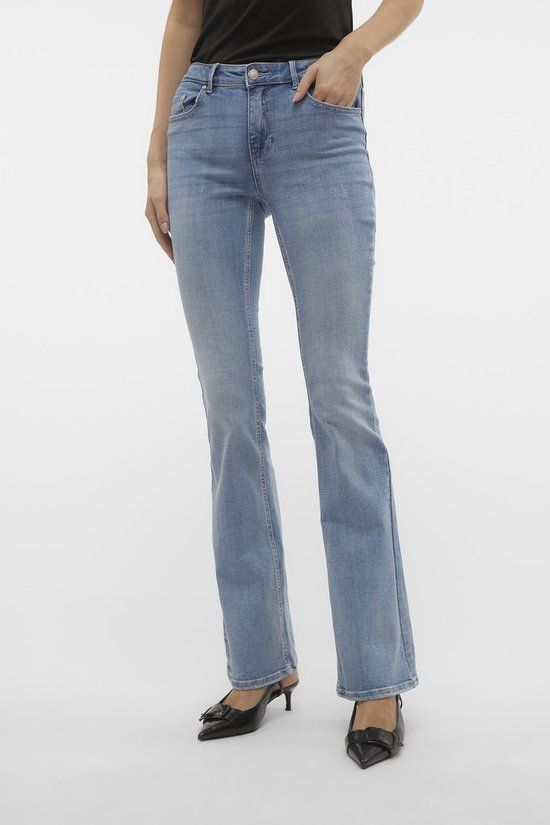 Vero Moda Flash Mid Rise Flared Jeans Dames - Maat XS X L34