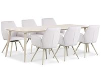 Lifestyle Garden Furniture Lifestyle Lifestyle Andorra/Vienna 240 cm dining tuinset 7-delig