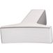 Häfele bouton de meuble H2545 en métal, aspect acier inoxydable 40 x 31,5 mm